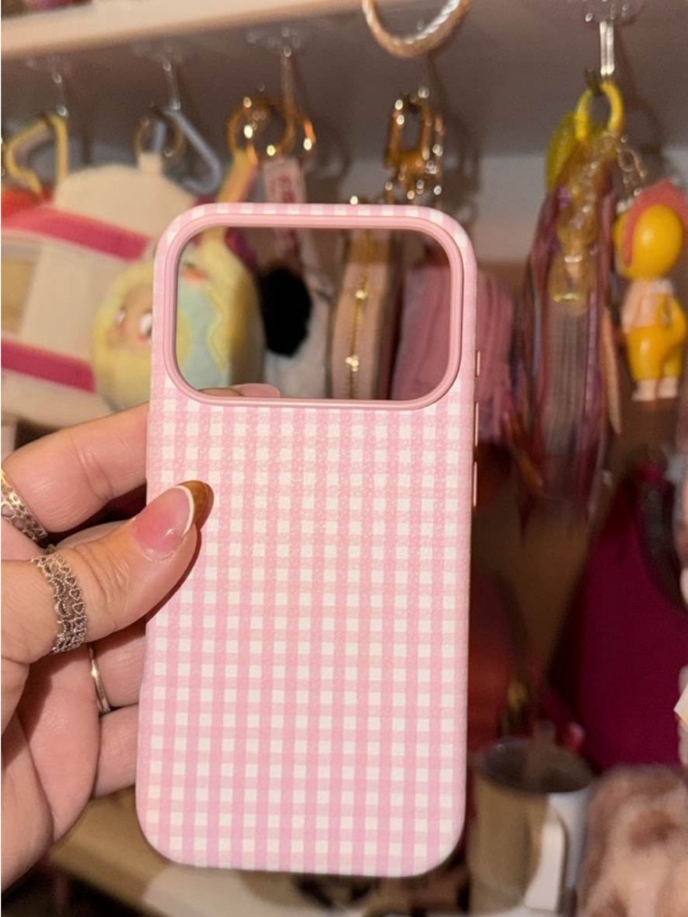 Target Pink Gingham Phone Case